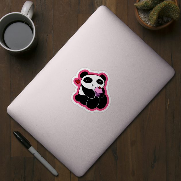 Panda Loves Cupcakes by saradaboru